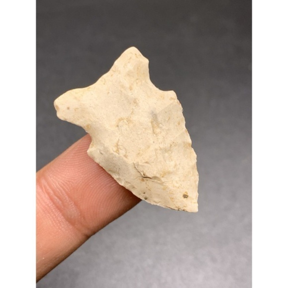 Authentic Archaic Side Notch Arrowhead From Knox Co Indiana 1 1/4 Inch Vinciness